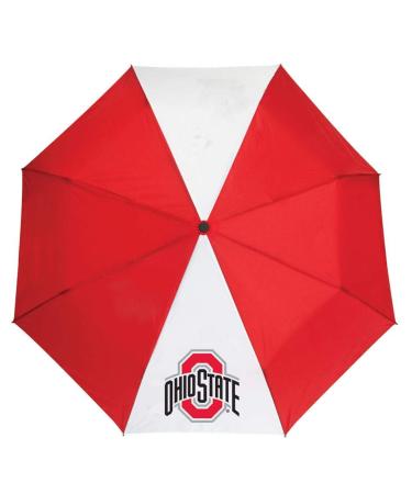 Storm Duds Ohio State University Buckeyes Umbrella Auto Open 42" Folding Umbrella