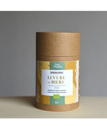 Organic brewer's yeast powder 100g - Wonder-Plantes - excellent nutritional qualities - concentrated in protein and fiber - Buy Online on GoSupps.com