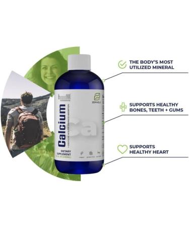 Liquid Ionic Calcium Supplement | Women's Health | Fast Absorption | Easy to Digest | Bone & Teeth Support - Buy Online on GoSupps.com