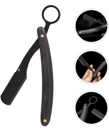 Vintage Healeved Folding Hairdresser Razor - Manual Shaver for Men | Easy Beard Trimming & Grooming - Buy Online on GoSupps.com