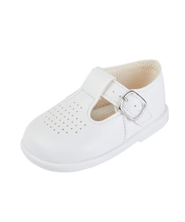 Early Days Baypods Toddler Shoes with Hard Sole Baby Boys & Girls First Walking Shoes with Anti-Slip Sole First Walkers 2 UK Child White - Buy Online on GoSupps.com