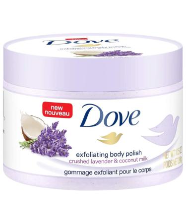 Dove Exfoliating Body Polish Crushed Lavender & Coconut Milk 10.5 oz - Pack of 2 - Buy Online on GoSupps.com