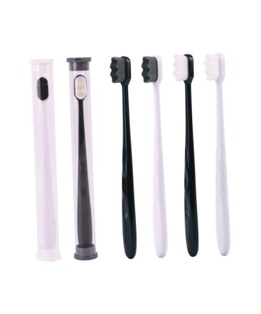 Minkissy Oral Cleaning Brushes Teeth Cleaning Floss Bristle Toothbrush Cleaning Tool Floss Toothbrushes slim toothbrushes micro toothbrushes Hand Tools Oral Tool Confinement Travel Soft FUR
