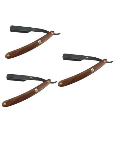 Beaupretty 6 Stk Hand Razing Khimar Hijab On Shave Security Starting Steel Ice Eisend Steel the Trip The hairdresser Eissellen Be Safe Men Razor Safe Rasier Metal Men wood