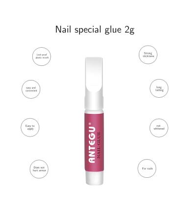 20 Pieces Extra Strong Nail Glue 2G - Professional Nail Extension for Artificial Nail Design - Buy Online on GoSupps.com