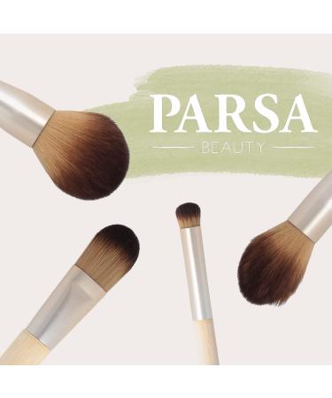 PARSA BEAUTY Powder & Bronzer Brush | FSC -Certified Bamboo Makeup Brush for Flawless Application - Buy Online on GoSupps.com