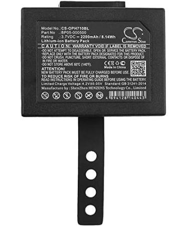 SPANN Battery Replacement for Opticon PHL-8000/8100/8112 - High-Quality 3.7V Part No: 02-PHL7-11470 - Fast International Shipping - Buy Online on GoSupps.com