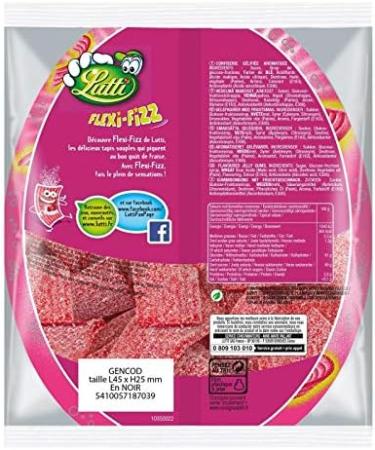 FLEXI-FIZZ STRAWBERRY 225G LUTTI PACK OF 4 - Buy Online on GoSupps.com