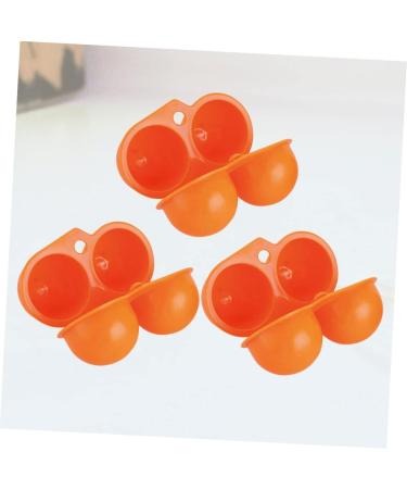 Hemoton 3pcs Eggs Egg Case Camping Egg Holder Blank Spinners Portable Egg Case Egg Box Container Outdoor - Buy Online on GoSupps.com