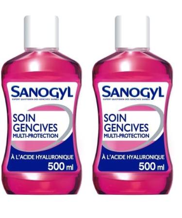 Sanogyl Bain de Bouche Soin Gencives Multi-Protection 500 ml (Lot de 2)