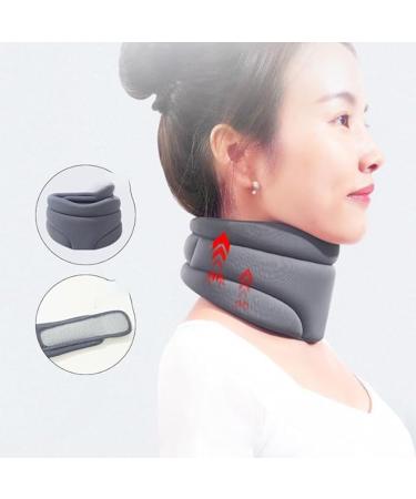 Neck Brace for Neck Pain and Support Cervicorrect for Snoring Neck Support Brace for Pressure Relief for Women and Men Grey - Buy Online on GoSupps.com