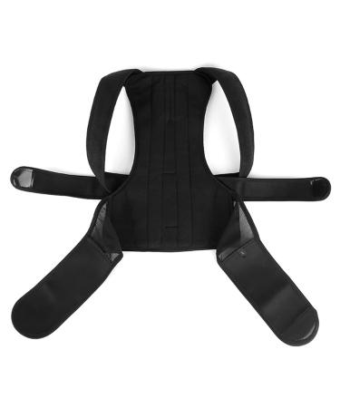 ZCLNYVGJ GUOWGANG Women Men Back Shoulder Posture Corrector Lumbar Brace Spine Support Belt Adjustable Adult Corset Posture Correction Belt (Color : Black Size : Large) (Black XXX) - Buy Online on GoSupps.com