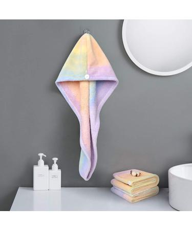 Fast-Drying Microfiber Hair Wrap Towel for Women - Multicolored Turban - Buy Online on GoSupps.com