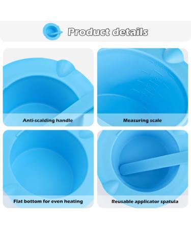 2Pcs Non-Stick Wax Pot Silicone Bowls for Wax Warmer | Reusable Wax Melt Liner Set with Spatulas - Buy Online on GoSupps.com