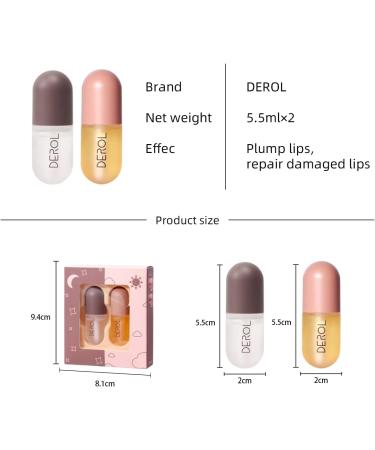 Lip Plumper Natural Lip Plumper Natural Lip Plumper and Lip Care Serum Double Effect Lip Plumper Lip Enhancer Lip Care Serum Lip Plumper Lip Enhancer Lip Plumper Set Lip Plumping Balm Lip Plumping Gloss Day Ues And Night Ues Set (2PCS) 1 count (Pack of 2) - Buy Online on GoSupps.com
