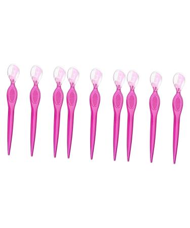 FRCOLOR 9 Pcs Facial Hair Razor Razors Blades Power Tools Electrical Tools Hand Squeegee Electric Tool Dermaplaning Razor Facial Spatula Beauty Makeup Tools Eyebrow Trimmers Peeling Manual 12.5X1.5cmx3pcs Redx3pcs