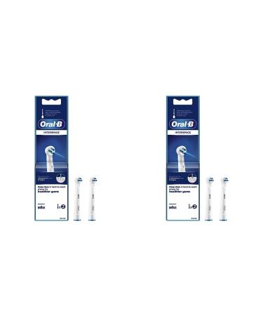 Oral-B Interspace plug-in brushes for electrical toothbrush for interdental spaces bridges & implants toothbrush attachment for oral-B toothbrushes 2 pieces (2 Pack) 2 pieces) 2 pieces