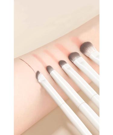 5-Piece Makeup Brush Set with Organizer Bag - Eyeshadow Eyeliner Lipstick Blush & Highlighter Brushes - Perfect for Flawless Application | International Shipping Available - Buy Online on GoSupps.com
