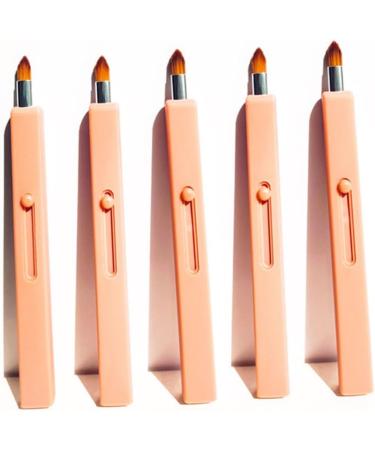 minkissy 1pc Retractable Lip Brush Makeup Applicators Travel Makeup Brush Make up Kit Makeup Beauty Tool Kits Telescopic Lip Brush Lip Gloss Applicator Makeup Lip Brush Makeup Tool Orange - Buy Online on GoSupps.com
