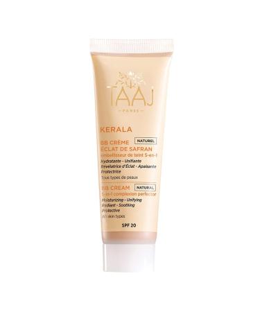 TAAJ | Matte Saffron Radiance BB Cream SPF 20 - KERALA | Hydrates Evens & Brightens the complexion | Soothing | Targets complexion irregularities for perfect skin | Light & non-greasy | Vegan | 50ml