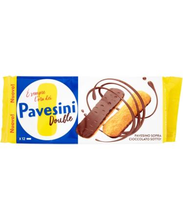  Italian Gourmet E.R. Barilla Pavesi Pavesini Set of 12 Dark Chocolate Cookies 60g Italian Biscuits Cookies Cookies + Italian Gourmet Polpa 400g - Buy Online on GoSupps.com