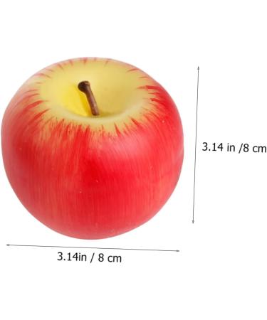 ABOOFAN 4 Pcs Simulation Apple Candle Simulation Fruit Candle Candles for Christmas Winter Candles Red Candle Ornaments Scented Candles Tea Lights Candle Fake Fruit Child Wax Canned - Buy Online on GoSupps.com