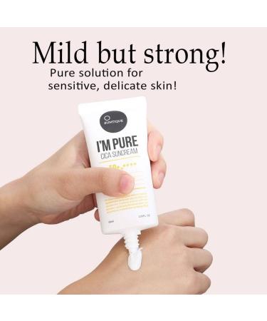 Suntique Im Pure Perfect Cica Sunscreen for Face - SPF Protection | Buy 1 Piece Internationally - Buy Online on GoSupps.com