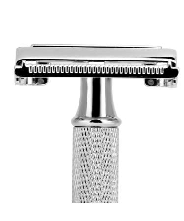 Premium Manual Razor for Men | Double-Sided Beard Cutter & Stainless Steel Hair Removal Tool | Portable Facial Care Essentials - Buy Online on GoSupps.com