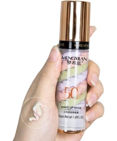 Kybbe Makeup 3 Colors Moisturizing Cover Control Blemishes Even Skin Cream Isolation Color Beauty - Buy Online on GoSupps.com