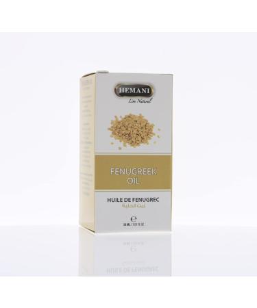 Hemani Fenugreek Oil 30ml - 100% Pure & Natural Fenugreek Seed Essential Oil for Skin Hair Wellness Aromatherapy & Natural Health Remedies Suitable for All Skin Types - Buy Online on GoSupps.com