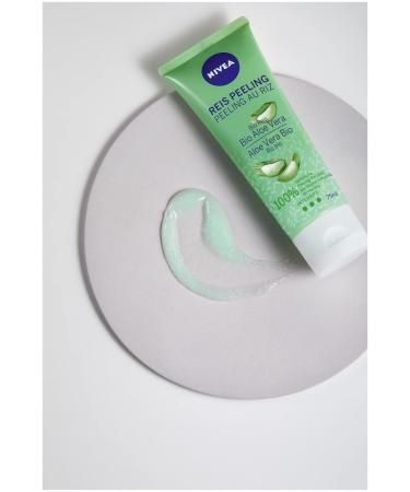 NIVEA Rice Scrub Cleanser with Aloe Vera - 75ml | Gentle Exfoliation & Hydration for All Skin Types | International Shipping - Buy Online on GoSupps.com
