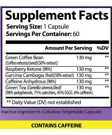 Zest Galaxy Plus Raspberry Green Coffee Bean Garcinia Cambogia Caffeine Green Tea - 60 Vegetable Capsules - USA Made 60 Count - Buy Online on GoSupps.com