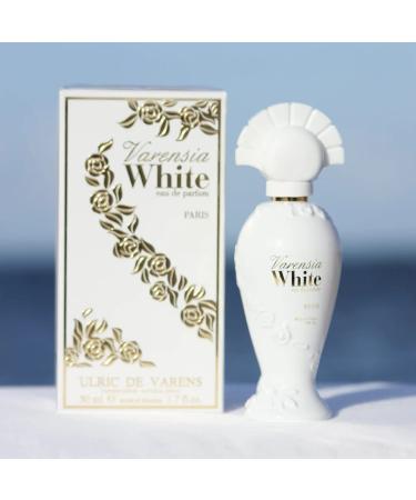Ulric De Varens Varensia White Eau De Parfum for Women- Creamy Feminine Delicious Scent - Notes of Peach Apple & Vanilla- Floral & Sweet- 1.7 Fl Oz - Buy Online on GoSupps.com