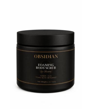 OLVARA OBSIDIAN Whipped Body Scrub 4 Fl Oz Paraben Free