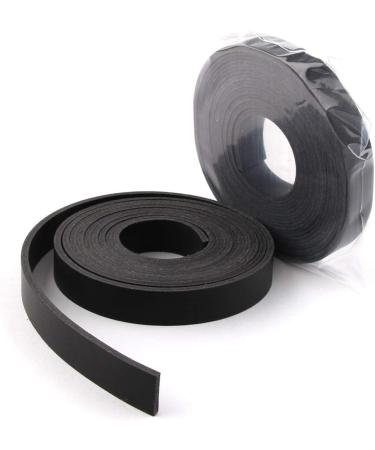 Faux Leather Strip - Double Sided, Black, 1/2'' x 72 - Buy Online on GoSupps.com