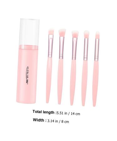 Buy Eye Shadow Brush Set - Eyeliner & Makeup Brush Holder Kits | Pink ABS Handle | International Shipping - Buy Online on GoSupps.com