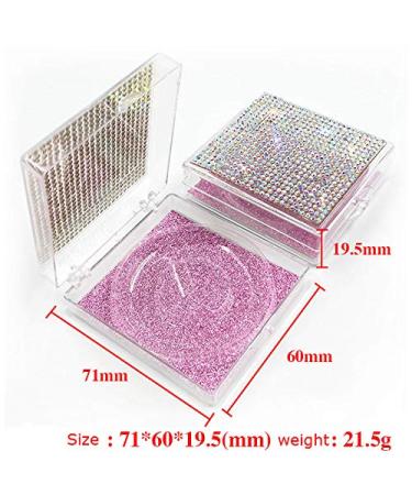10PCS Glitter Eyelash Case, Empty 3D False Lash Packaging (ZFX-OPmix) - Buy Online on GoSupps.com