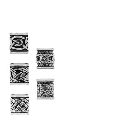 10pcs Viking beard pearls viking bart pearl dreadlock tube pearl pendant hair jewelry hair lichen tool fashion durable exquisite home diy men friends hairdressing salon - Buy Online on GoSupps.com