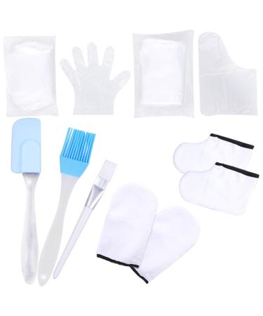 NUOBESTY Ensemble de Soin des Mains et Pieds Taille Unique Coton Hydratant Paraffine Spa Exfoliant Adapt Soins Spa Mains et Pieds Couleur Al atoire