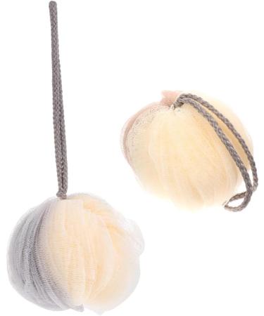 Angoily 4 Pcs Exfoliating Bath Flower Shower Balls - Eco-Friendly Loofah Poufs & Scrub Sponges for Spa-like Home Baths - Buy Online on GoSupps.com