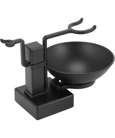 Hagsnec Bathroom Barber Metal Shaving Rack Set | Men's Shaving Brush Holder & Soap Mug Bowl | Black - Premium Grooming Essentials - Buy Online on GoSupps.com