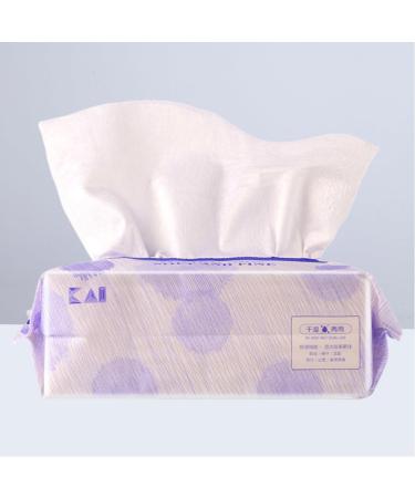 Buy Ipetboom Disposable Cotton Facial Tissues 100pcs - Purple Wet & Dry Cleansing & Makeup Remover - International Shipping Available - Buy Online on GoSupps.com