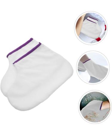 FRCOLOR 1 Pair Wax Bag Wax Wrapping Cover Mitts Covers for Wax Treatment Spa Paraffin Wax Sleeve Wax Insulated Cover Paraffin Wax Bags Simple Polyester Socks Care - Buy Online on GoSupps.com
