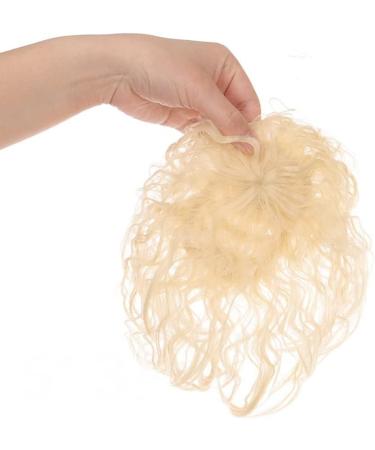 Human Hair Topper Curly Wavy Toupee Clip in Hair Extensions Hairpieces Hair Replacement with Bangs for Women - Buy Online on GoSupps.com
