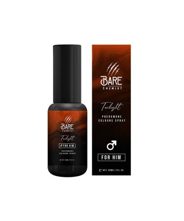 Twilight Pheromone Cologne for Him - Long Lasting Formula Pheromone Perfume Oil Spray for Men 1oz. - Lavender Iris Leather