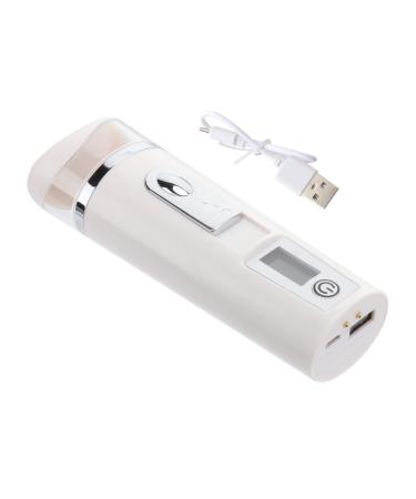 Beatifufu Hydrating Instrument Face Sprayer Portable Face Humidifier Mini Face Humidifier Facial Tools Humidifier Face Mist Mini Humidifier Skin Care Tools Portable Cold Water Spray White PC