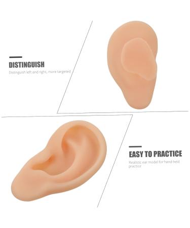 SOESFOUFU 1pc Ear Model Flexible Fake Ear for Teaching Practice Realistic Simulation Artificial Left Ear Mold - Buy Online on GoSupps.com