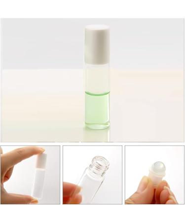 Zeoabsy 12 Pack 5ml Essential Oils Roller Bottles - Transparent Glass Perfume Bottles for Aromatherapy - Includes 2 Funnels & 1 Opener - Ideal for Travel - Buy Online on GoSupps.com