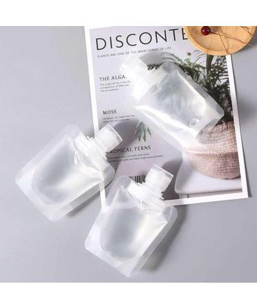 10pcs 30ml Liquid Packaging Bags - Leak-proof Refillable Squeeze Containers for Lotion Shampoo Face Cream | Travel-friendly Transparent Cosmetic Bags - Buy Online on GoSupps.com
