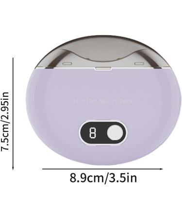 Electric Nail Cutter - Electric Fingernail Polisher - with Nail Shavings Box Auto Nail File for Men with Ultra Quiet 3-Speed Rechargeable UV Lamp Beads Lencyh Nail Grinder Purple - Buy Online on GoSupps.com